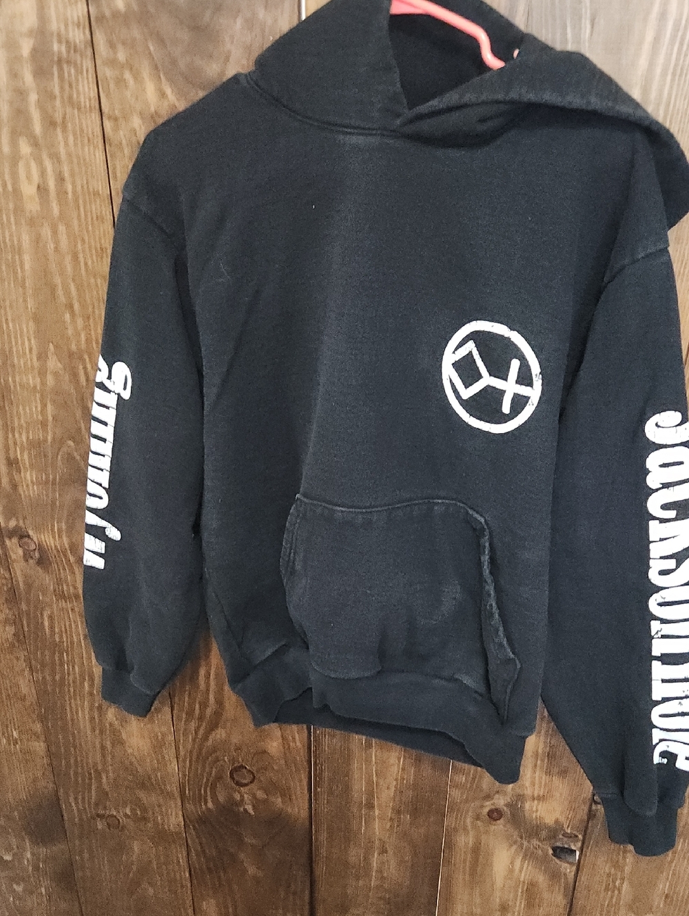 Diamond Cross Ranch Sunfaded Black Hoodie